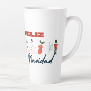 mug de latte style Noël