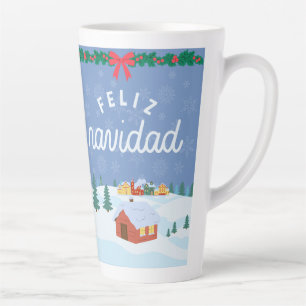 mug de latte style Noël