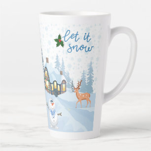 mug de latte style Noël