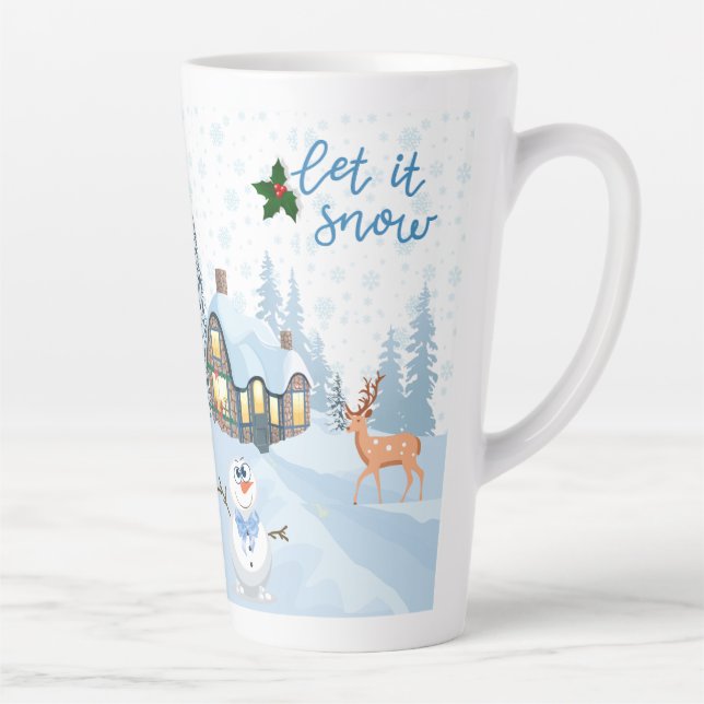 mug de latte style Noël  (Droite)
