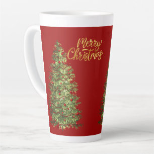 mug de latte style Noël