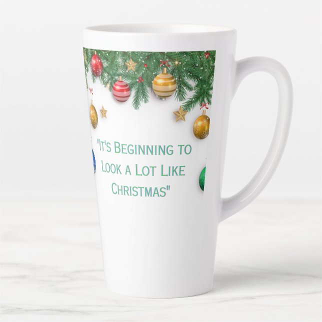 mug de latte style Noël  (Droite)