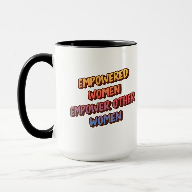 Mug de l'autonomisation des femmes - Inspirational (Gauche)