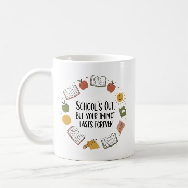 Mug de l'enseignant - L'école n'est plus là, mais  (Gauche)