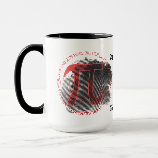Mug de l'enseignant. Possibilités illimitées (Gauche)