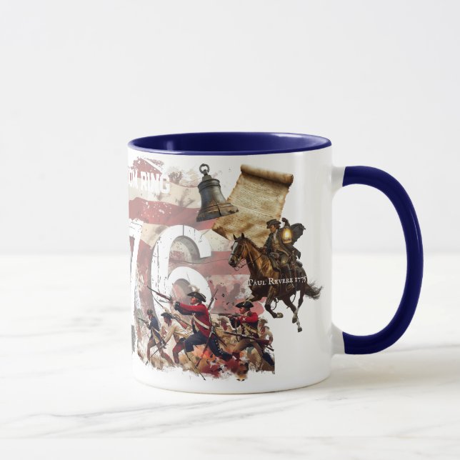 Mug de l'histoire de l'indépendance des Etats-Unis (Droite)