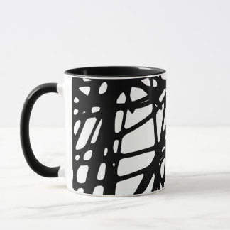 Mug de lignes interconnectées