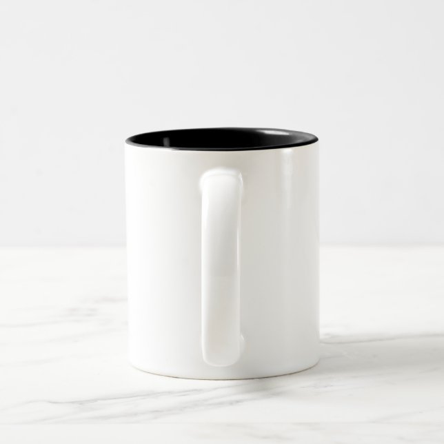 Mug de logo AYPO (blanc) (Poignée)
