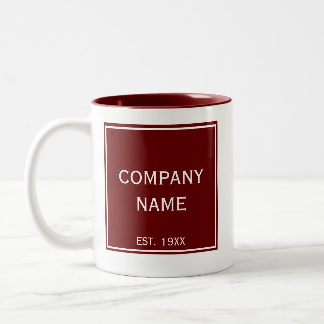 Mug de logo personnalisé - Cadeau d'appréciation d (Gauche)