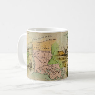 Mug de Louisiane du 19e siècle