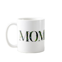 Mug de maman florale, cadeau avec fleurs sauvages