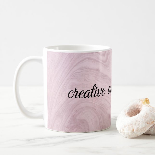 Mug de marbre créatif et imaginaire des filles  (Avec donut)