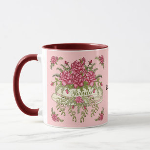 Mug de mariage de la mariée