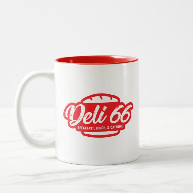 Mug de mascotte Deli 66 (Gauche)