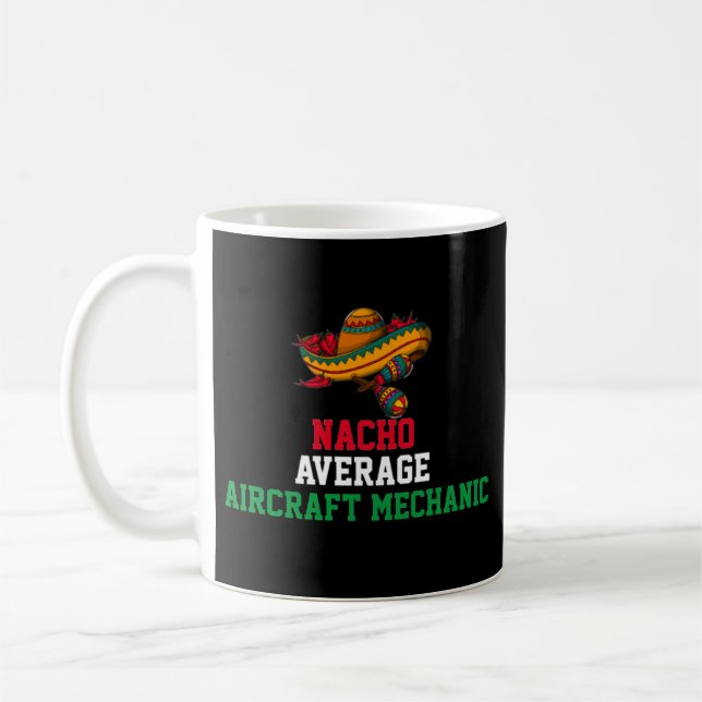 Mug de Mécanicien d'Aéronef Moyen Nacho (Gauche)