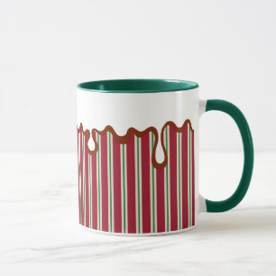 Mug de menthe de Noël
