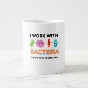 Mug de microbiologie amusante - "Je joue avec les 