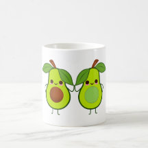 De mignons Avocados se tenant la main