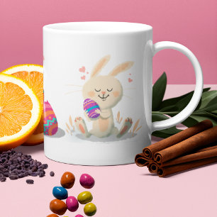 Mug De mignons lapins joyeux enveloppements de Pâques