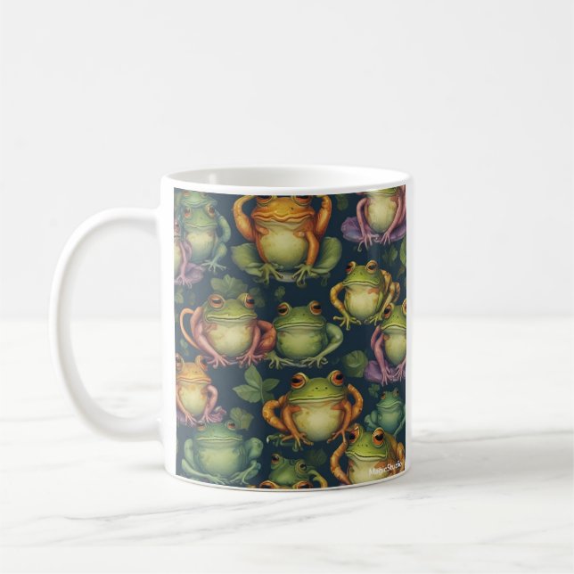 Mug de Motif de grenouille lunaire (Gauche)