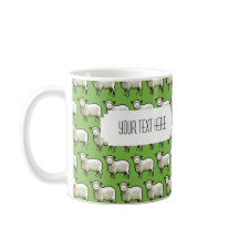 Mug de mouton Pixel personnalisé