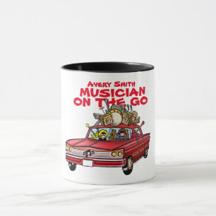 Mug de musicien en déplacement