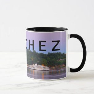 Mug ~ de NATCHEZ sous le coucher du soleil de bateau