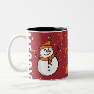 Mug de neige gaie - Étaler la chaleur hivernale