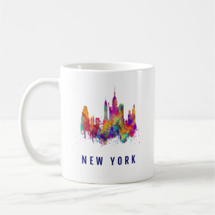 Mug de New York Nyc Skyline Print Coffee Cup