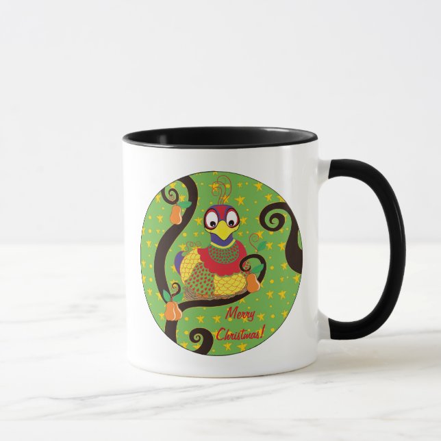 Mug de Noël 11 oz. Personnaliser la cartouche (Droite)