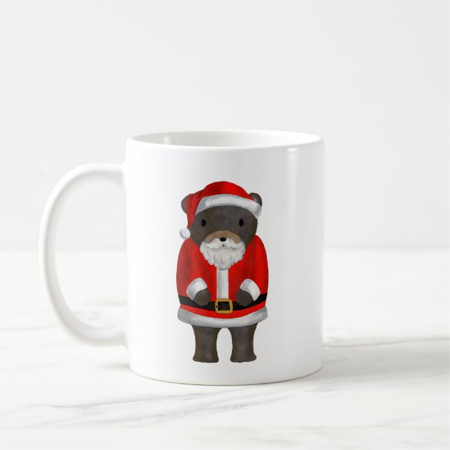 Mug de Noël avec l'ours du Père Noël (Gauche)