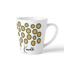 Mug de Noël des rennes avec votre nom - Mug de lat