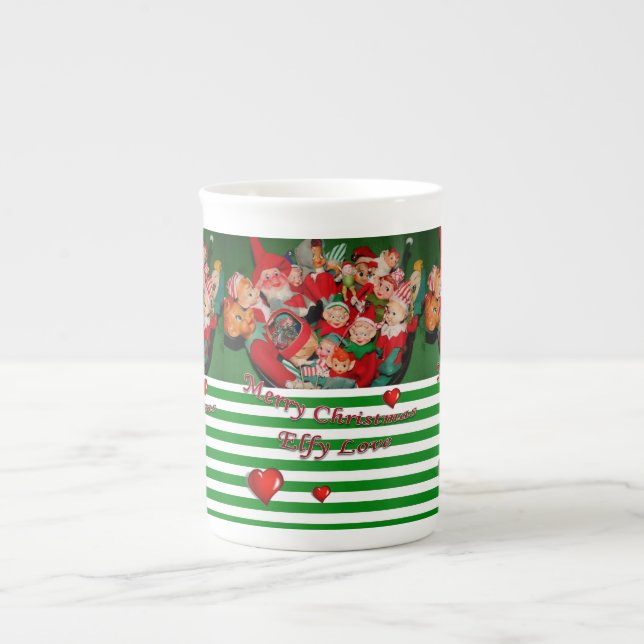 Mug de Noël, Elfe, Joyeux Noël (Devant)