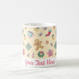 Mug de Noël en pain d'épices personnalisé