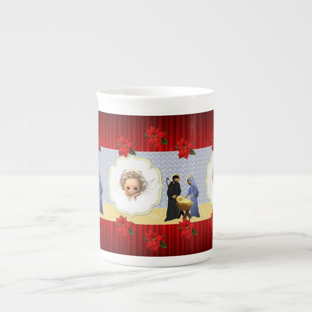 Mug de Noël, Jésus Christ, Ange (Devant)
