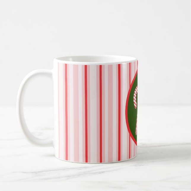 Mug de Noël/menthe poivrée (Gauche)