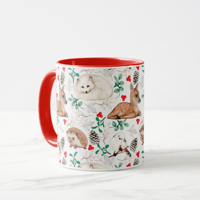 Mug de Noël mignon (Devant gauche)