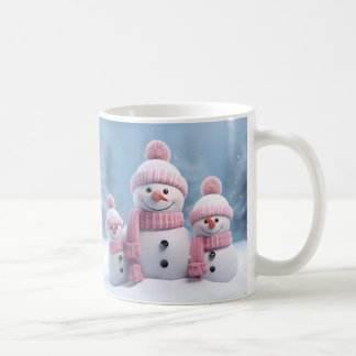 Mug de Noël mignon bonhomme de neige | Mug d'hiver