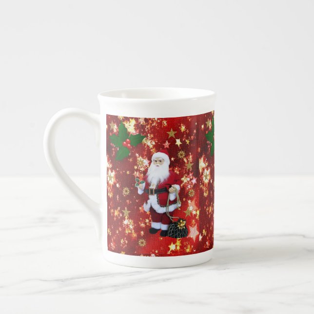Mug de Noël, Père Noël, Joyeux Noël (Gauche)