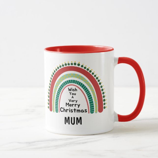 Mug de Noël personnalisé (Droite)