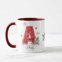 Mug de Noël personnalisé