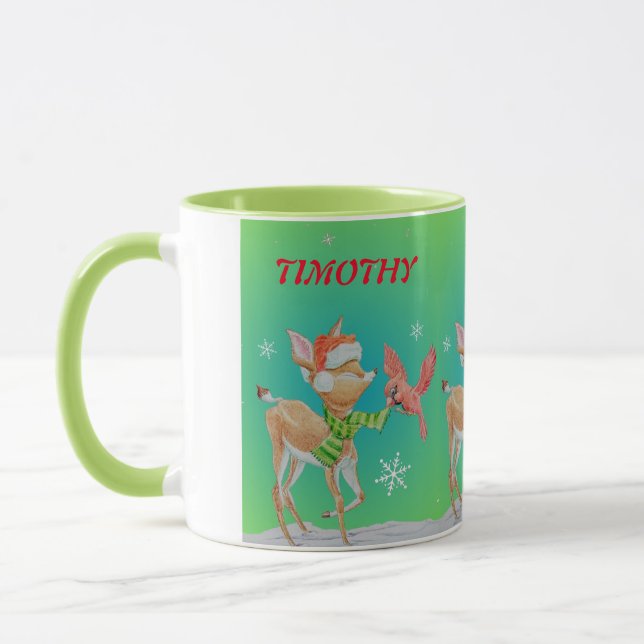 MUG DE NOËL POUR ENFANTS PERSONNALISÉ (Gauche)