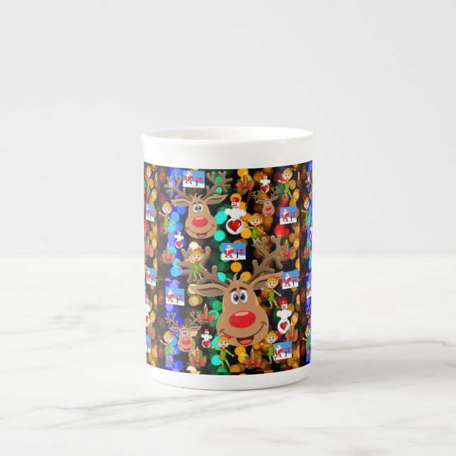 Mug de Noël, Reindee, Joyeux Noël (Devant)