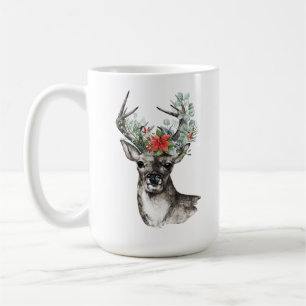 Mug de Noël Reindeer personnalisé