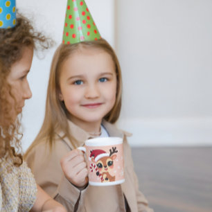 Mug de Noël Renne Mignon