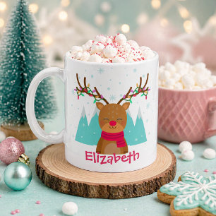 Mug de Noël Renne Mignon pour Enfants