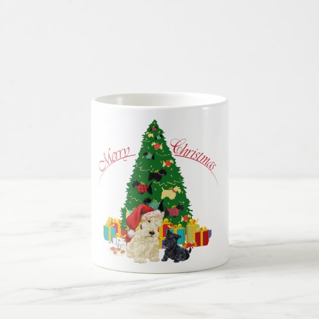 Mug de Noël Scottish Terrier (Centre)