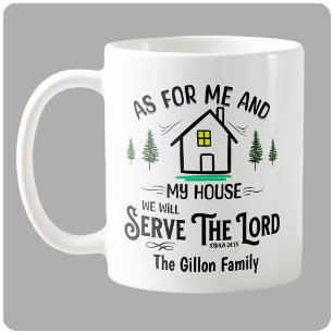 MUG DE NOM DE FAMILLE PERSONNALISÉ