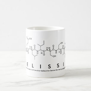 Mug de nom de peptide de Melissia