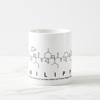 Mug de nom de peptide Philippe